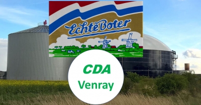 CDA Venray boter op het hoofd
