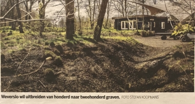 Illegale zaken op Natuurbegraafplaats Weverslo legaliseren